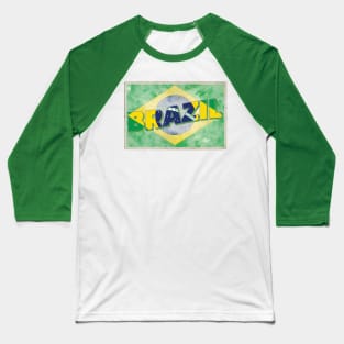 Brazil Vintage style retro souvenir Baseball T-Shirt